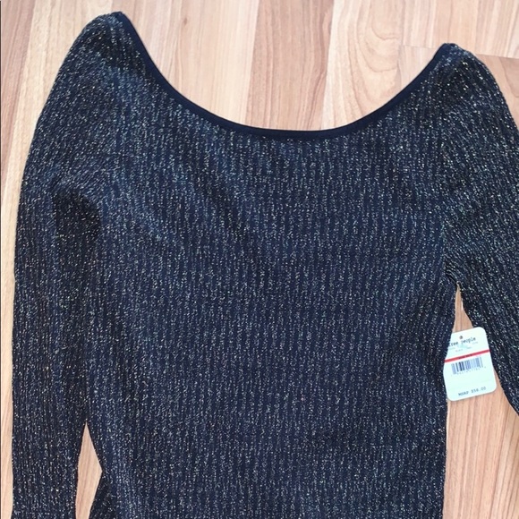 Free People | Seamless Sprinkled in Gold Bodysuit Size XS/S - Picture 6 of 6